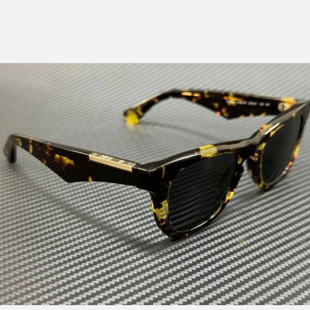 Burberry 50mm Dark Havana Grey Sunglasses - Picture 3 of 5